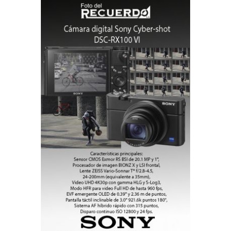 Cámara digital Sony Cyber-shot DSC-RX100 VI