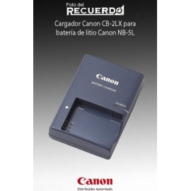 Cargador Canon CB-2LX para batería de litio Canon NB-5L