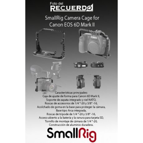 SmallRig Camera Cage for Canon EOS 6D Mark II