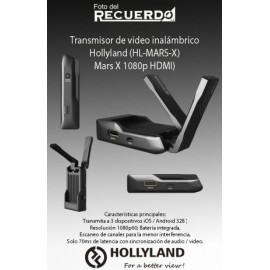 Transmisor de video inalámbrico Hollyland (HL-MARS-X) Mars X 1080p HDMI