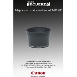 Adaptador Para Lentes Canon LA-DC52D