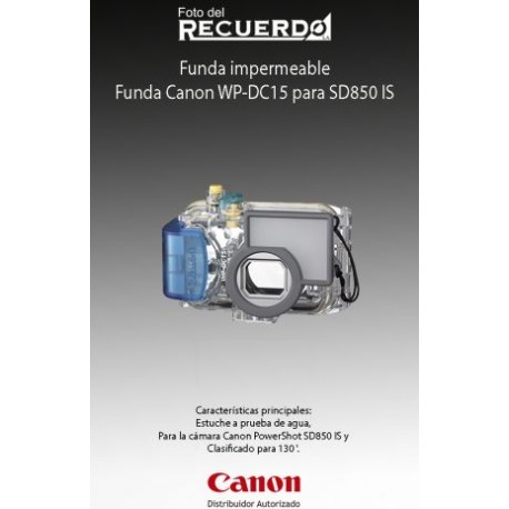 Funda Canon WP-DC15 para SD850 IS