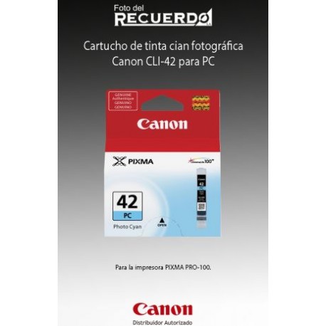 Cartucho de tinta cian fotográfica Canon CLI-42 para PC