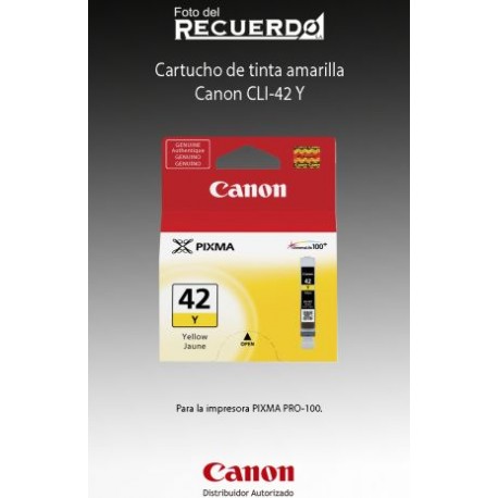 Cartucho de tinta amarilla Canon CLI-42 Y